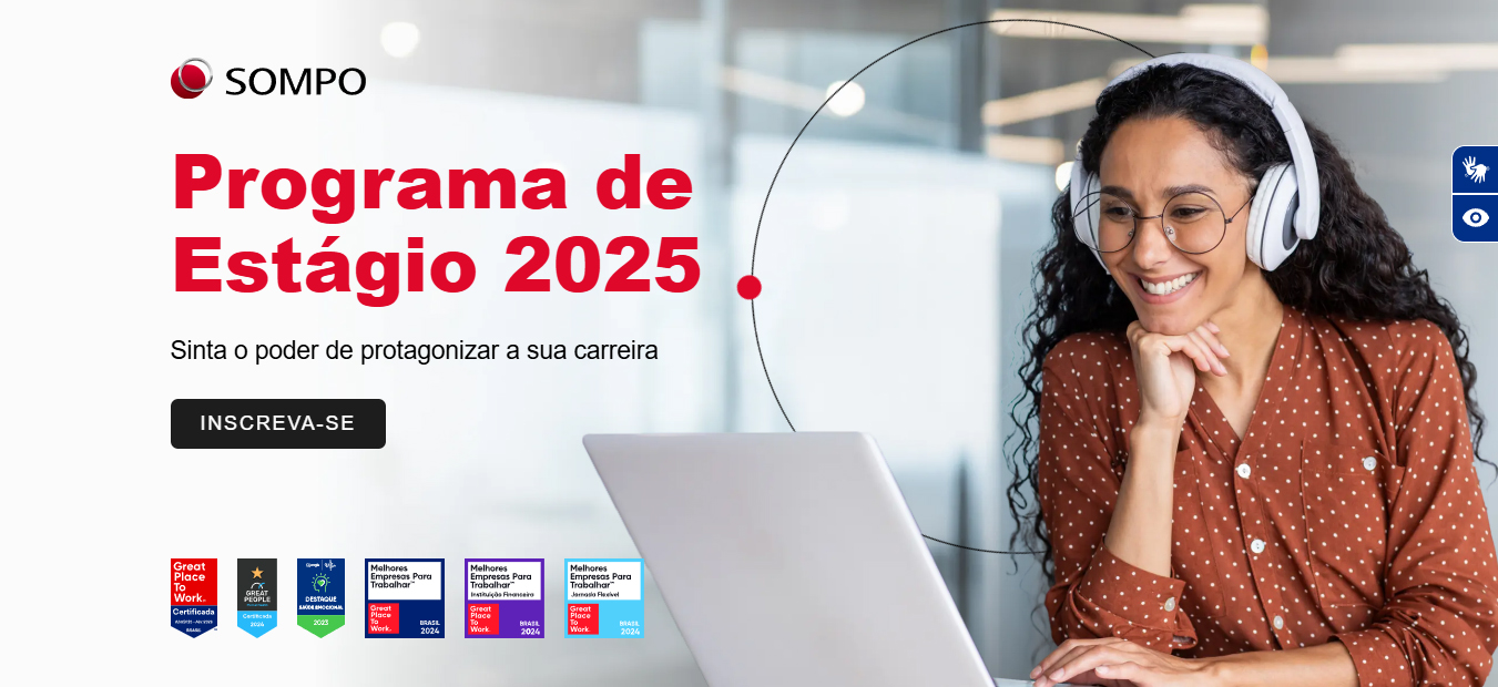 Sompo lança Programa de Estágio 2025 com vagas afirmativas para estudantes pretos