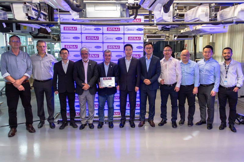 Midea Carrier celebra cinco anos de parceria com SENAI